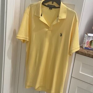 U.S. Polo Assn. Light Yellow Polo Shirt